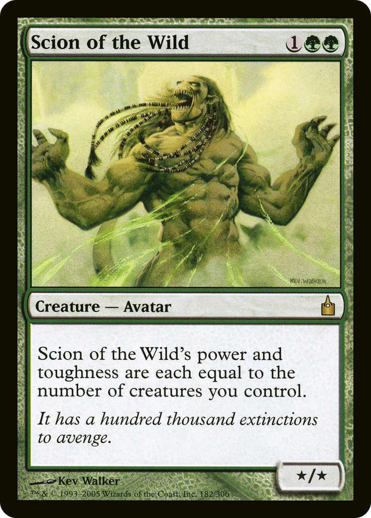 Scion of the Wild (RAV-182) - Ravnica: City of Guilds Foil