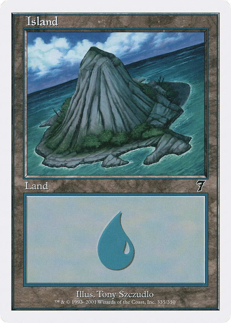 Island (335) (7ED-335) - 7th Edition