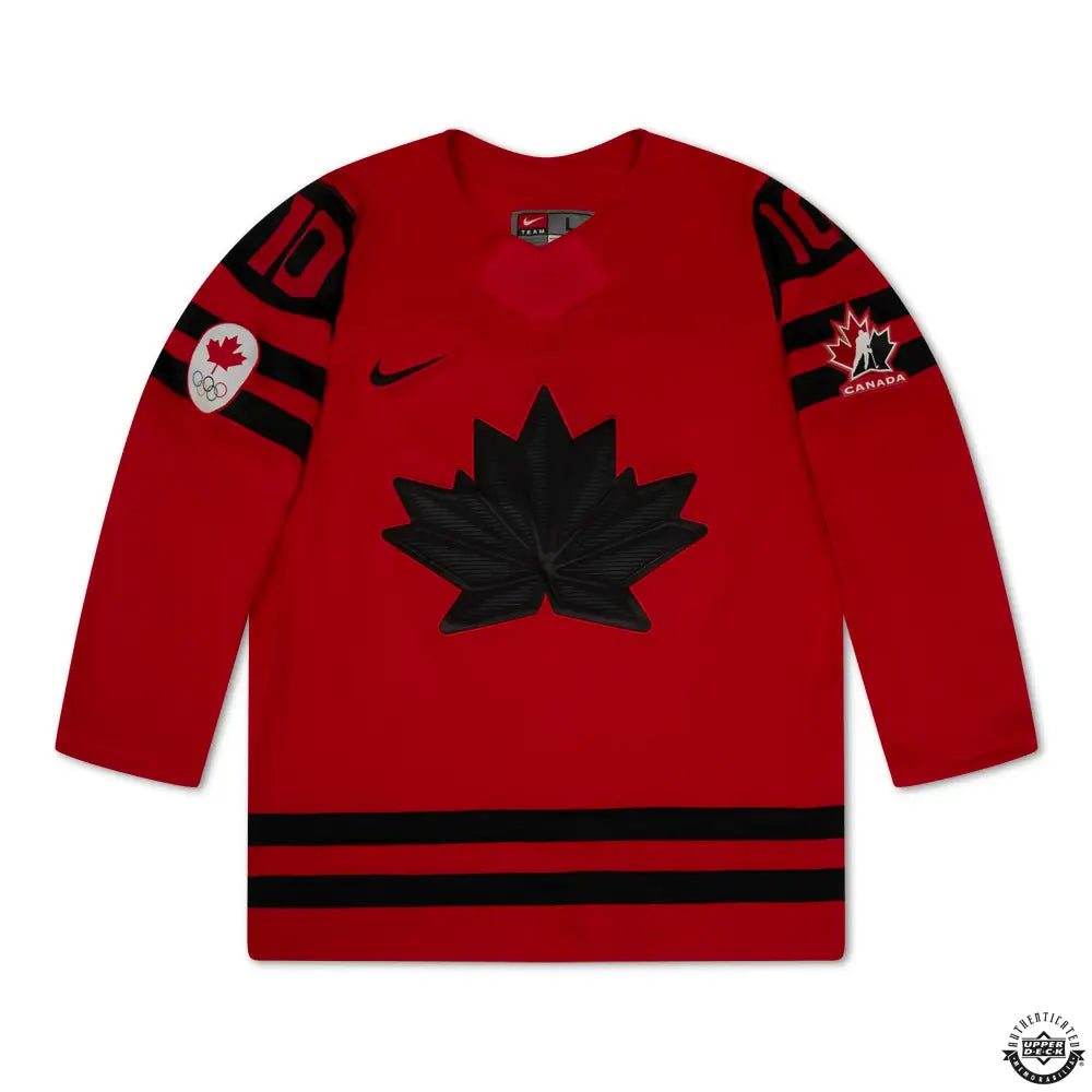 Sarah Fillier Autographed Authentic 2022 Canada Olympic Red Nike Jersey (Upper Deck Authenticated)