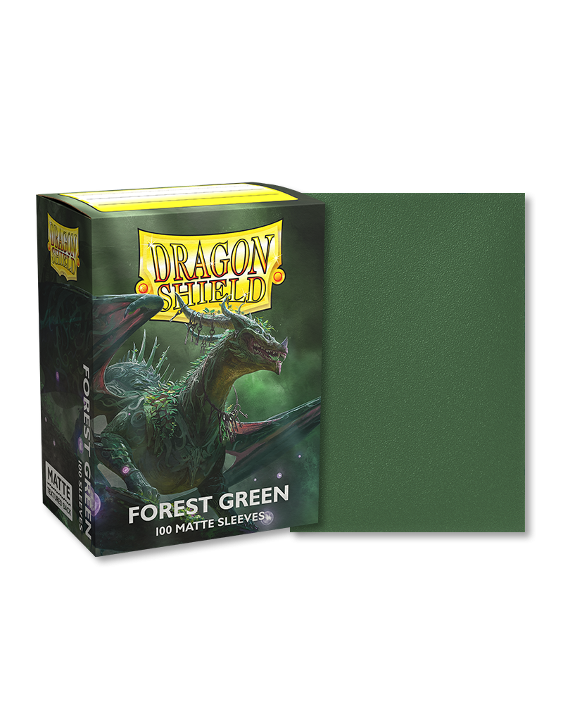 Dragon Shield Matte Card Sleeves 100ct - Forest Green