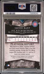 2014 Bowman Platinum Prospect Autographs Green Refractors #APJBA Javier Baez #019/399 PSA 9 | Eastridge Sports Cards