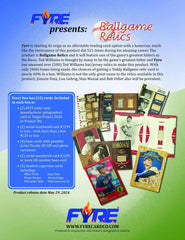 2024 Fyre Ballgame Relics Baseball Hobby Box | Eastridge Sports Cards
