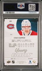 2021-22 Upper Deck #201 Cole Caufield PSA 9 (Rookie) | Eastridge Sports Cards