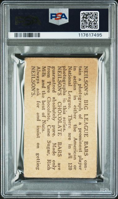 1922 Neilson's Chocolates Type II Leon Goslin PSA 1
