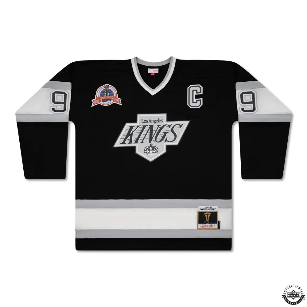 Wayne Gretzky Autographed Vintage Throwback Black Mitchell & Ness 1992-93 Los Angeles Kings Jersey (Upper Deck Authenticated)