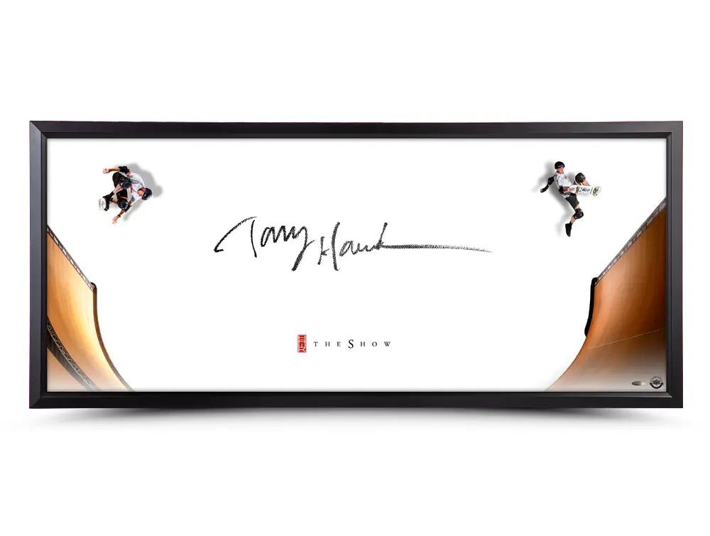 Tony Hawk Autographed The Show 46x20 (Upper Deck Authenticated)