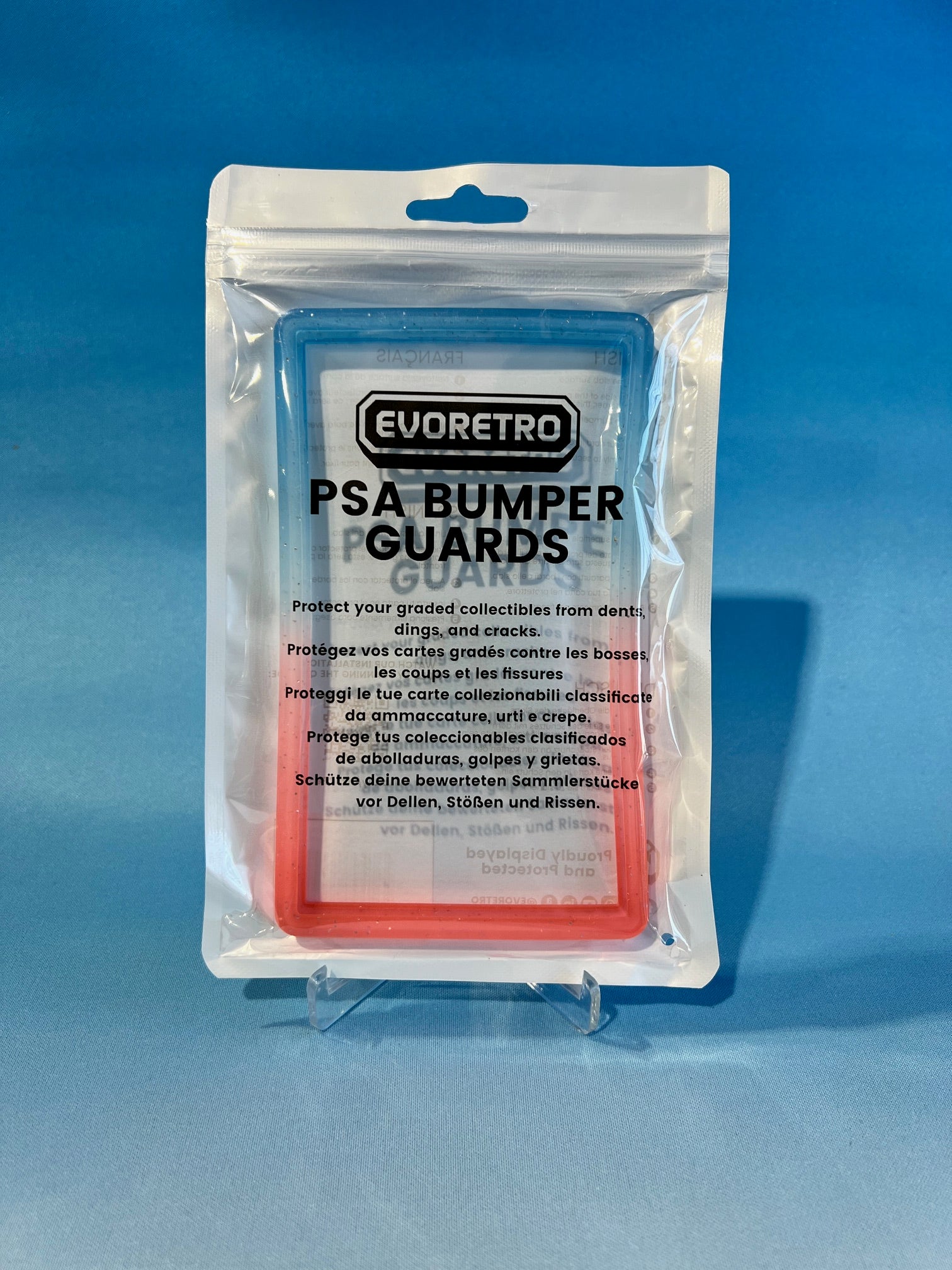 EVORETRO Bumper Graded Slab Protector - PSA Blue-Pink Glitter