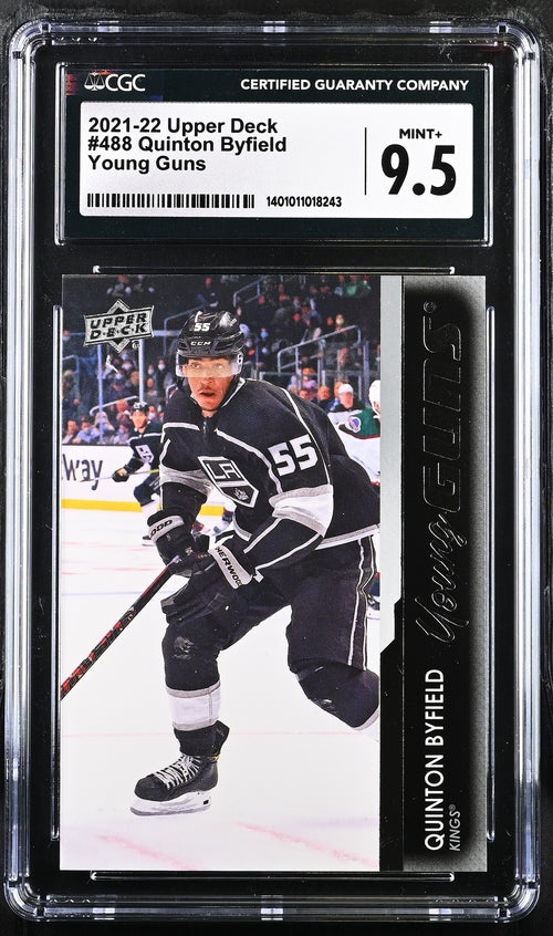 2021-22 Upper Deck #488 Quinton Byfield CGC 9.5 (Rookie)