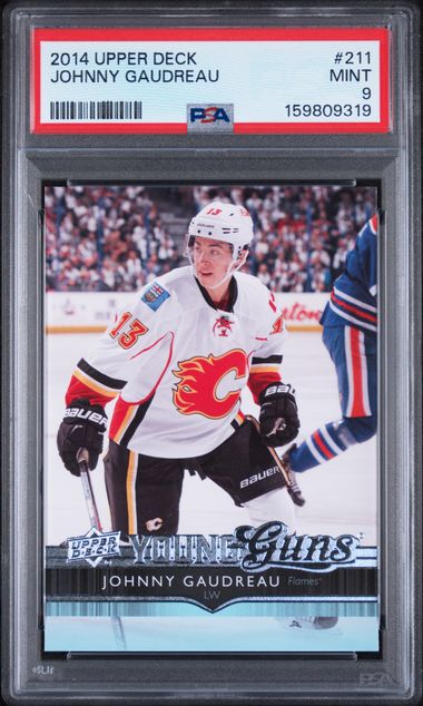 2014-15 Upper Deck #211 Johnny Gaudreau PSA 9 (Rookie)