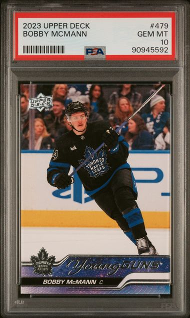 2023-24 Upper Deck #479 Bobby McMann PSA 10 (Rookie) | Eastridge Sports Cards