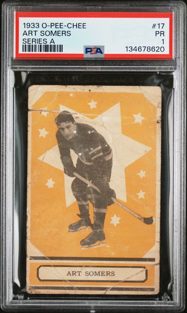 1933-34 O-Pee-Chee Series A #17 Art Somers PSA 1 (Rookie)