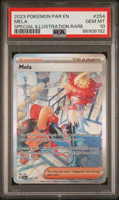 2023 Pokemon Paradox Rift #254 Mela- Special Illustration Rare PSA 10