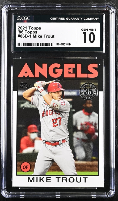2021 Topps 1986 Topps #86B-1 Mike Trout CGC 10