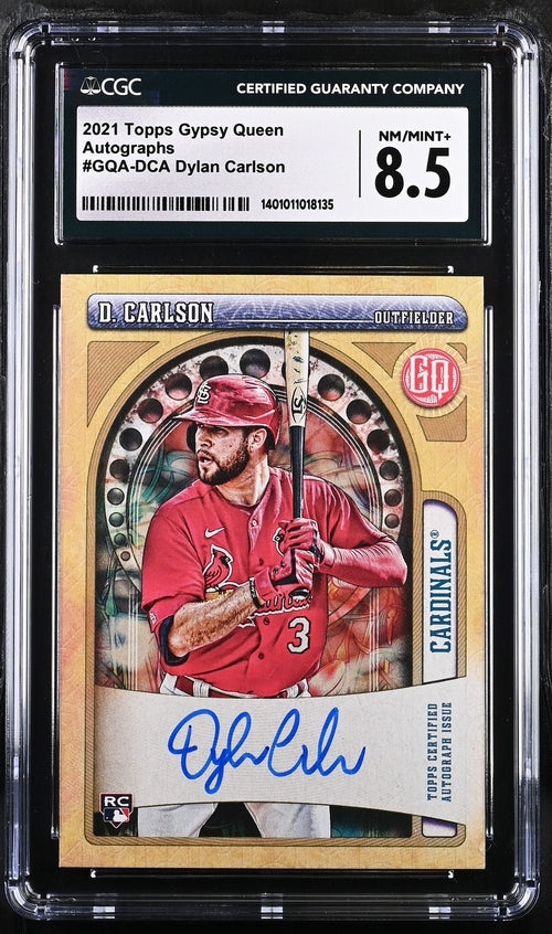 2021 Topps Gypsy Queen Autographs #99 Dylan Carlson CGC 8.5 (Auto 10) (Rookie)
