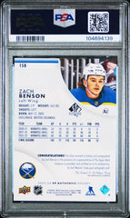 2023-24 SP Authentic #158 Zach Benson #768/999 PSA 9 (Rookie) | Eastridge Sports Cards