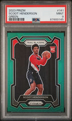 2023-24 Panini Prizm Green Prizm #141 Scoot Henderson PSA 9 (Rookie) | Eastridge Sports Cards