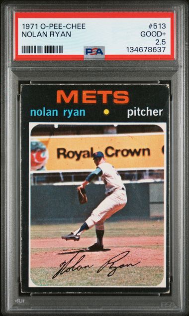 1971 O-Pee-Chee #513 Nolan Ryan PSA 2.5