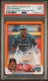 2023 Topps Chrome Update '23 All Star Game Auto Orange Refractor #JRA Jose Ramirez #12/25 PSA 9
