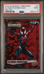 2015 Upper Deck Marvel Vibranium Molten #79 Ultimate Spider-Man #053/299 PSA 9 | Eastridge Sports Cards
