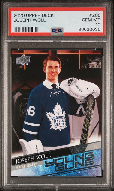2020-21 Upper Deck #208 Joseph Woll PSA 10 (Rookie)