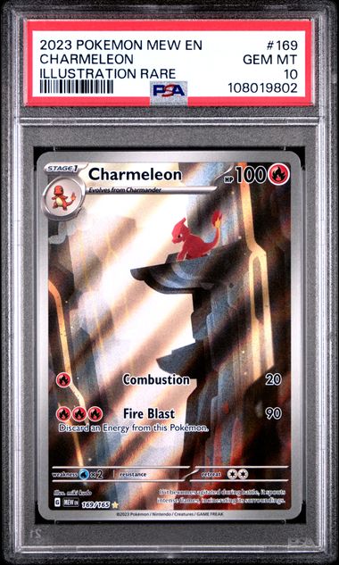 2023 Pokemon 151 #169 Charmeleon - Illustration Rare PSA 10