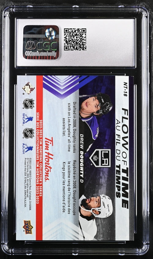 2022-23 Upper Deck Tim Hortons Flow of Time #NT-16 Drew Doughty CGC 9
