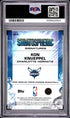 2025-26 Topps Chrome Stratospheric Signatures Purple Refractor #SMR-KK Kon Knueppel #37/65 PSA 9 (Rookie)