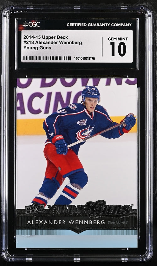 2014-15 Upper Deck #218 Alexander Wennberg CGC 10 (Rookie)