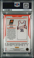 2023-24 Panini Contenders Optic Uniformity Blue Cracked Ice #24 Kevin Durant #14/75 PSA 8