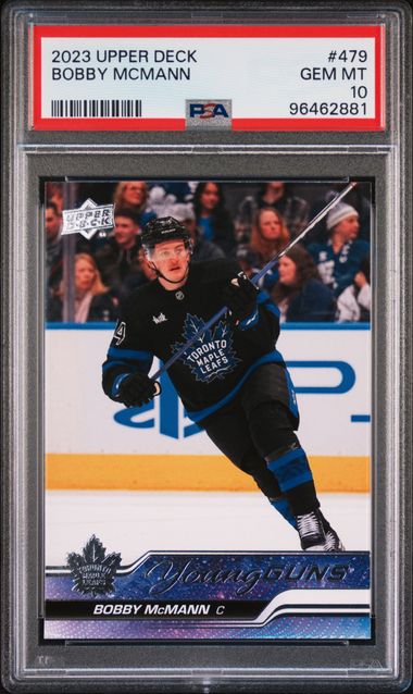 2023-24 Upper Deck #479 Bobby McMann PSA 10 (Rookie)
