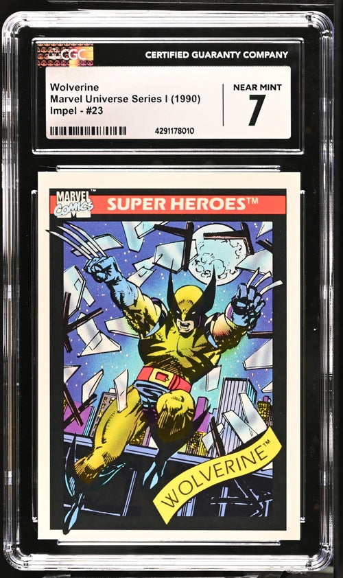 1990 Impel Marvel Universe Series 1 #23 Wolverine CGC 7