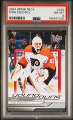 2024-25 Upper Deck #220 Ivan Fedotov PSA 8 (Rookie) | Eastridge Sports Cards