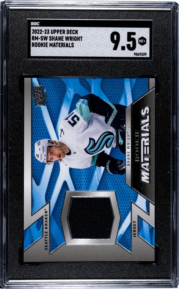 2022-23 Upper Deck Rookie Materials #RM-SW Shane Wright SGC 9.5 (Rookie)
