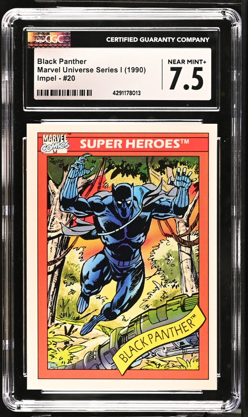 1990 Impel Marvel Universe Series 1 #20 Black Panther CGC 7.5