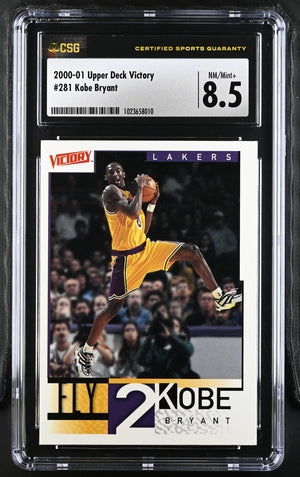 2000-01 Upper Deck Victory #281 Kobe Bryant CGC 8.5