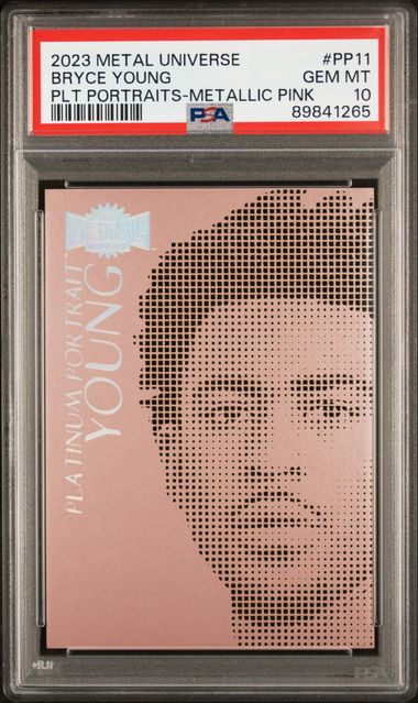 2023 Metal Universe Platinum Portraits Metallic Pink #PP11 Bryce Young PSA 10 (Rookie)