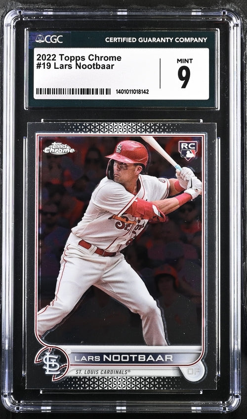 2022 Topps Chrome #19 Lars Nootbaar CGC 9 (Rookie)