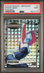 2015 Upper Deck Marvel Vibranium Radiance #37 Spider-Gwen #45/50 PSA 9 | Eastridge Sports Cards