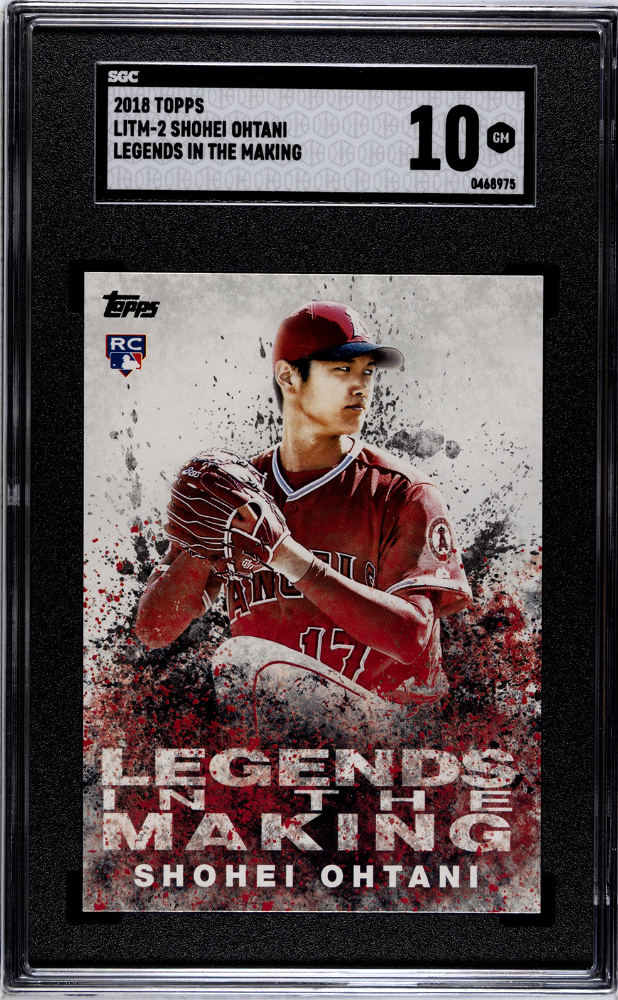 2018 Topps Legends in the Making #LITM-2 Shohei Ohtani SGC 10 (Rookie)