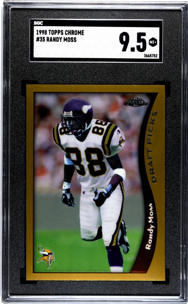 1998 Topps Chrome #35 Randy Moss SGC 9.5 (Rookie)