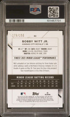2022 Finest Purple Refractors #62 Bobby Witt Jr. #179/250 PSA 10 (Rookie) | Eastridge Sports Cards