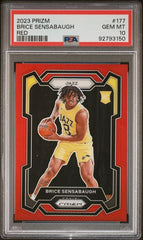 2023-24 Panini Prizm Red #177 Brice Sensabaugh #101/299 PSA 10 (Rookie) | Eastridge Sports Cards