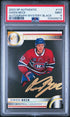 2023-24 SP Authentic Mystery Black Autograph #113 Owen Beck PSA 9 (Rookie)