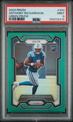 2023 Panini Prizm Green Prizm #343 Anthony Richardson PSA 9 (Rookie) | Eastridge Sports Cards