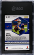 2021 Panini Mosaic Orange Reactive Prizm #227 Josh Allen SGC 10
