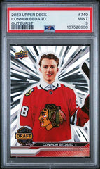 2023-24 Upper Deck Outburst Silver #740 Connor Bedard PSA 9 (Rookie) | Eastridge Sports Cards