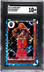 2021-22 Panini Hoops Teal Explosion #234 Evan Mobley SGC 10 (Rookie) | Eastridge Sports Cards