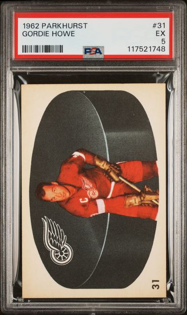 1962-63 Parkhurst #31 Gordie Howe PSA 5