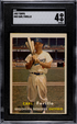 1957 Topps #45 Carl Furillo SGC 4
