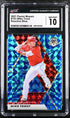 2021 Panini Mosaic Reactive Blue #103 Mike Trout CGC 10